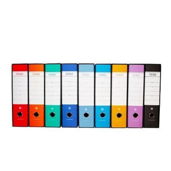 BREFIOCART NERO& REGISTRATORE FORMATO COMMERCIALE 285X350X80 mm COL. …